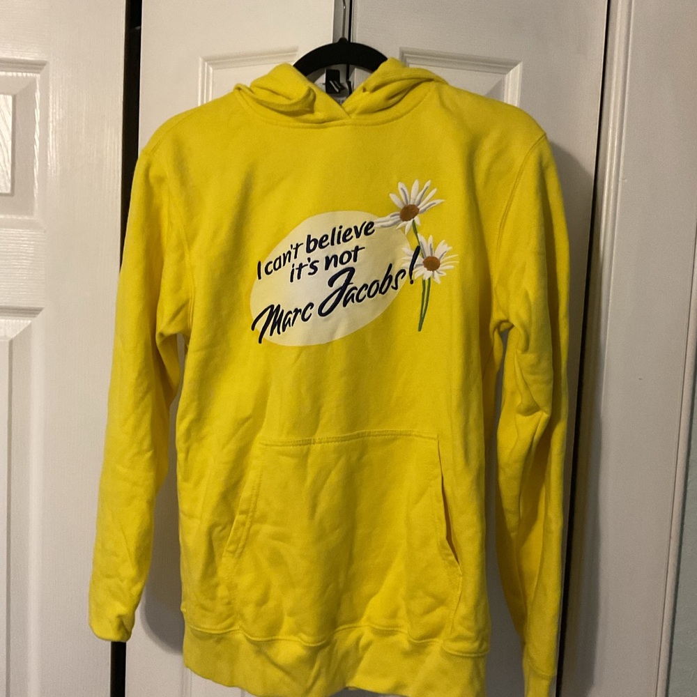 Marc Jacobs Yellow Graphic Hoodie